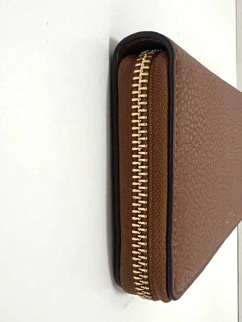 NWT Tory Burch Perry Zip Continental Wallet - Light Umber